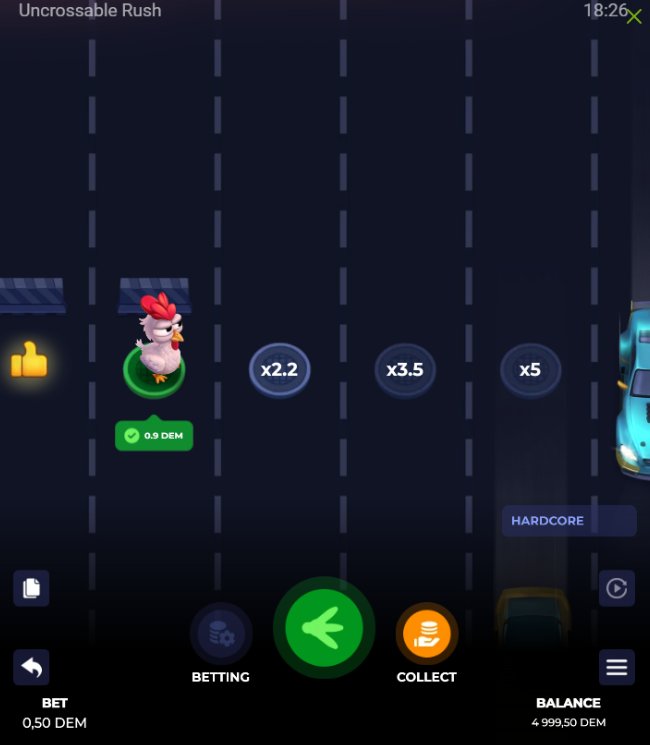 Best uncrossable rush demo in Spain
