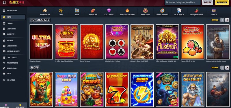 Unlock the World of Excitement at Allyspin Casino Online Today - overview