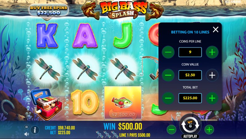 Big Bass Splash - Demo-Version und Echtgeld-Spiel bei deutschen Casinos